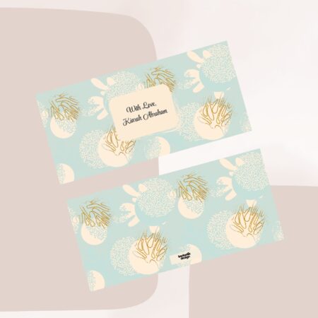 Aqua Radiance Money Envelopes
