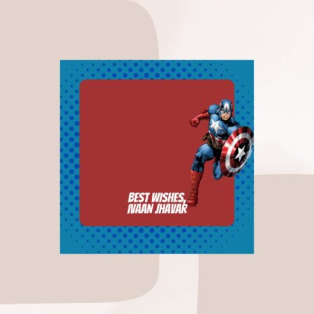 Captain America Gift Tags