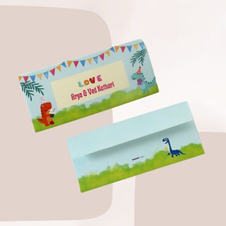 Dino Party Money Envelopes