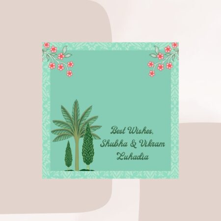 Indian Palmscape Gift Tags