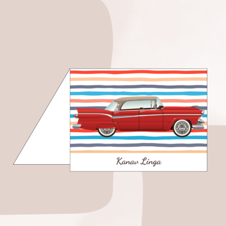 Retro Roadster Notecards