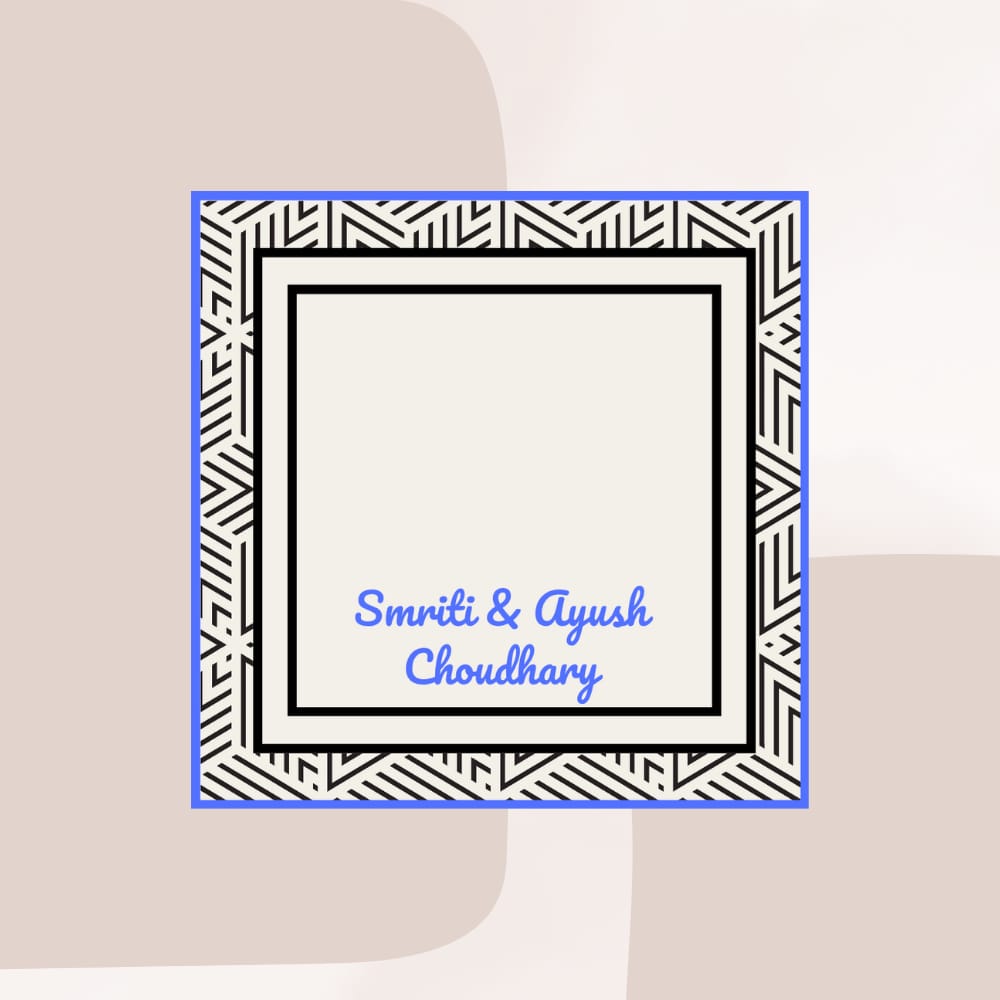 Symmetry Splendour Blue Gift Tags