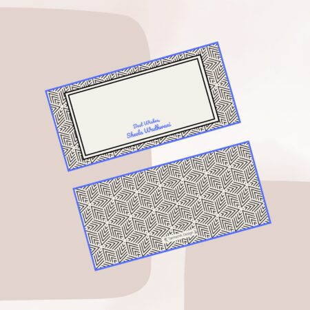 Symmetry Splendour Blue Money Envelopes