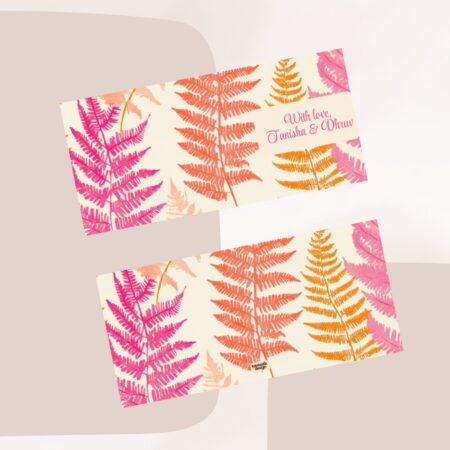 Sunset Fern Money Envelopes
