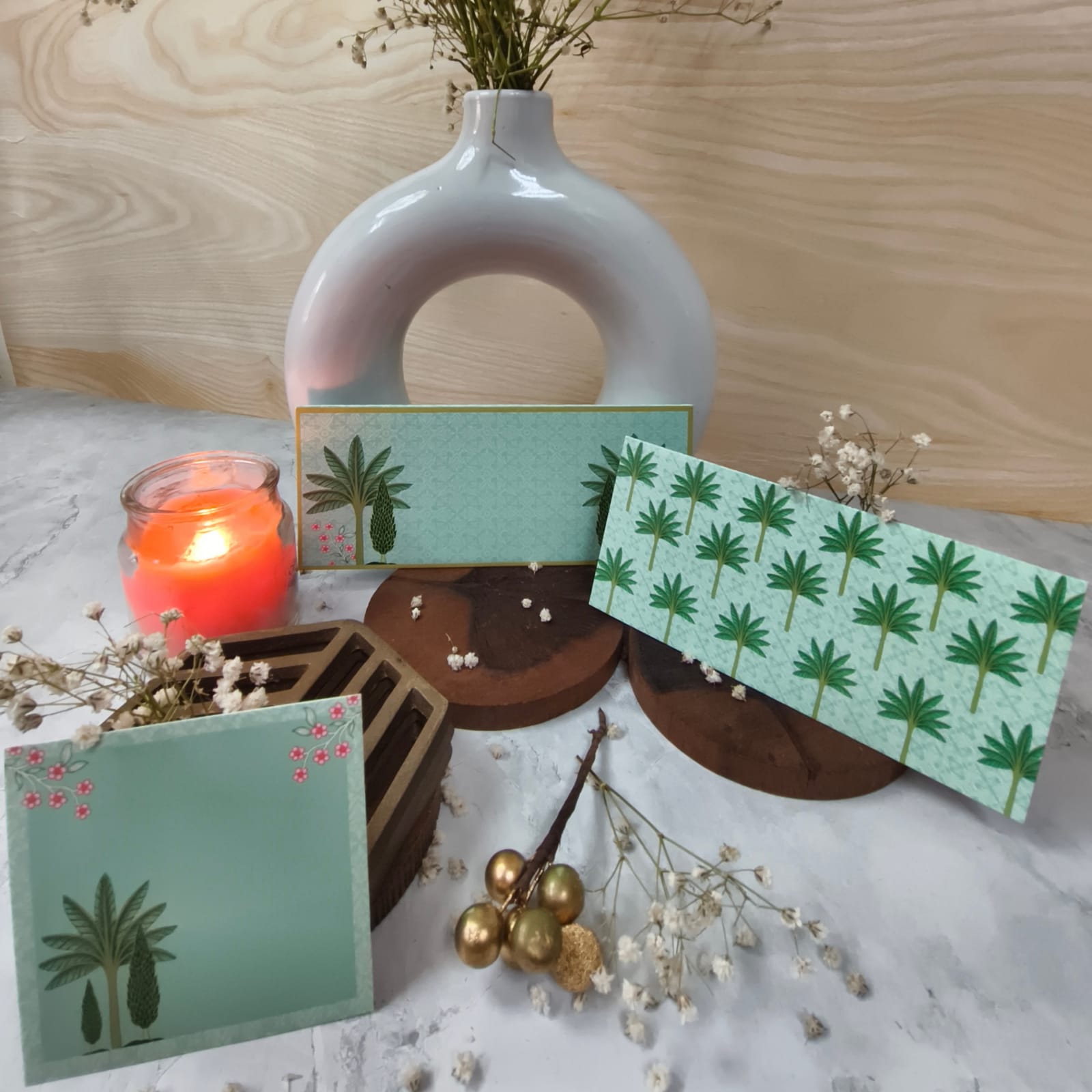Ikat Petal Stationery Sets