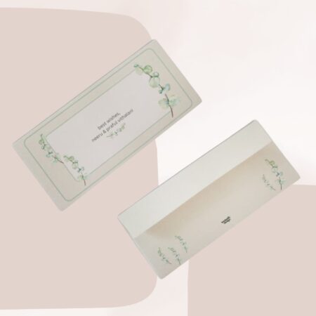 Eucalyptus Elegance Money Envelope