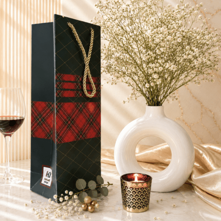 Highland Tartan Wine Bags