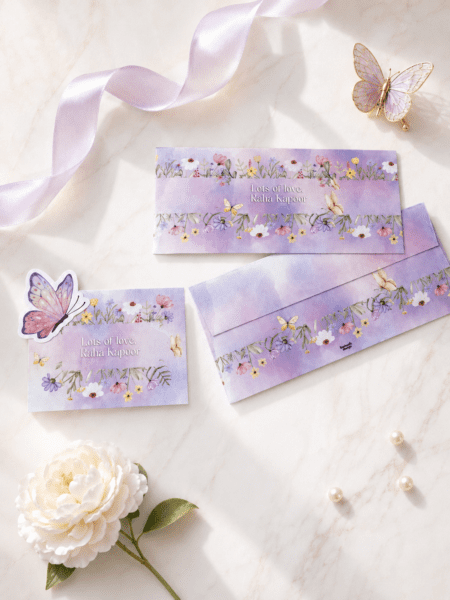 3D Butterfly Full Set - Money Envelope & 3D Gift Tag