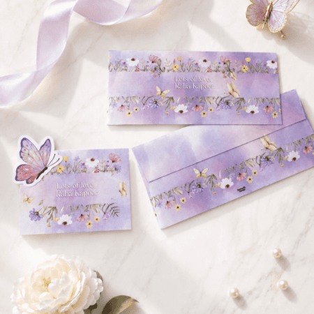 3D Butterfly Full Set - Money Envelope & 3D Gift Tag