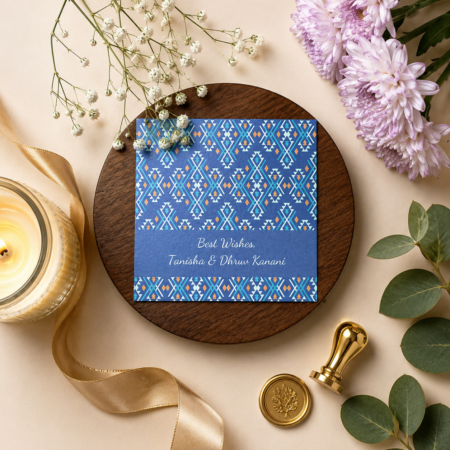 Aztec-Blue Gift Tags