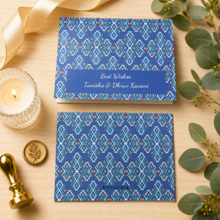 Aztec-Blue Notecards