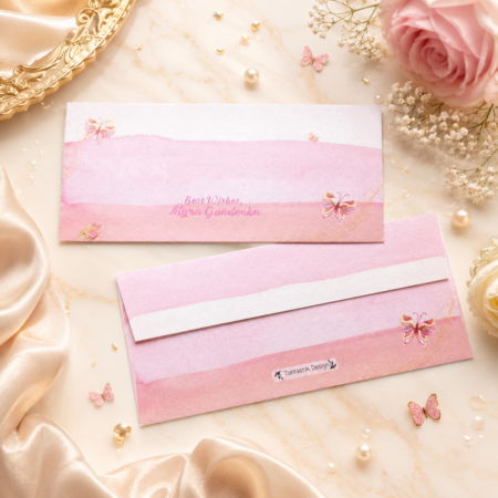Blushing Butterfly Money Envelopes