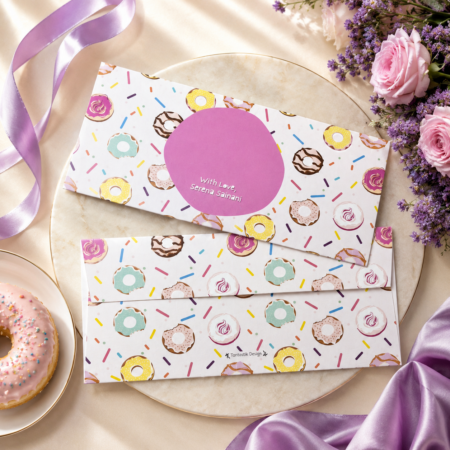 Donut Party Money Envelopes