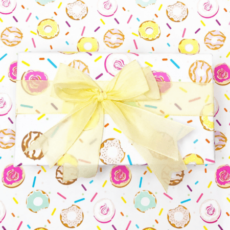 Donut Party Wrapping Paper