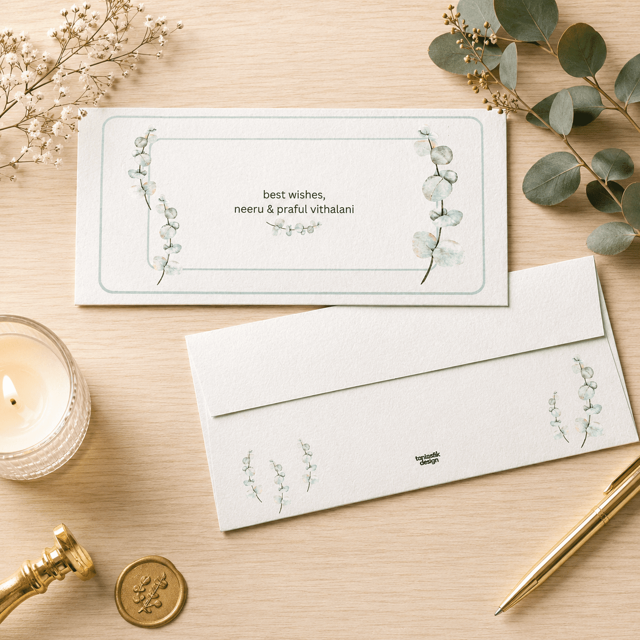 Eucalyptus Elegance Stationery Sets - Image 2