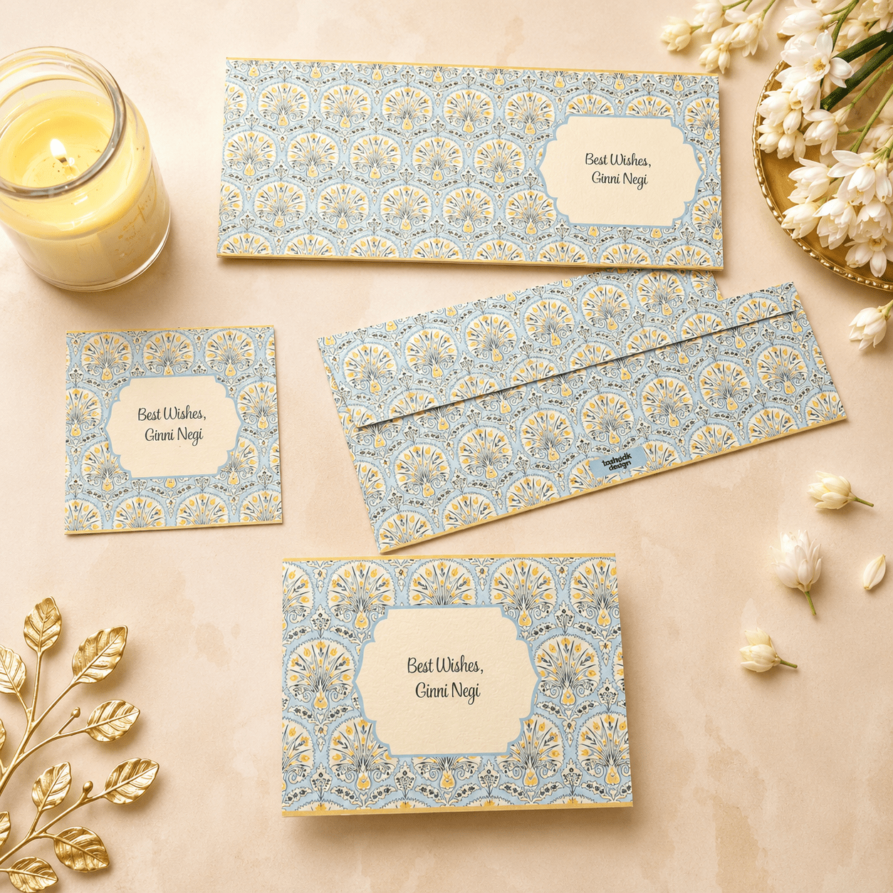 Floral Mandala Stationery Sets