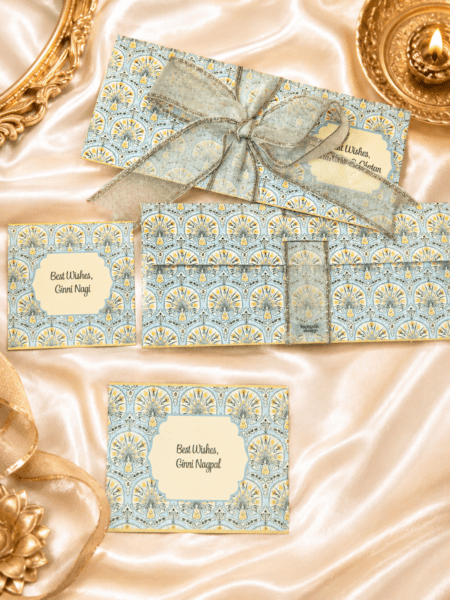 Floral Mandala Ribbon Envelope Full Set