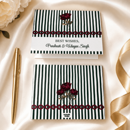 Gulmohar Stripes Notecards