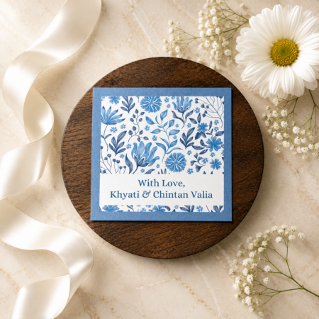 Ikat Petals Gift Tags