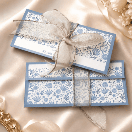 Ikat Petal Ribbon Envelope