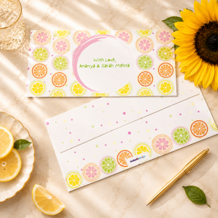 Lemon Zest Money Envelopes