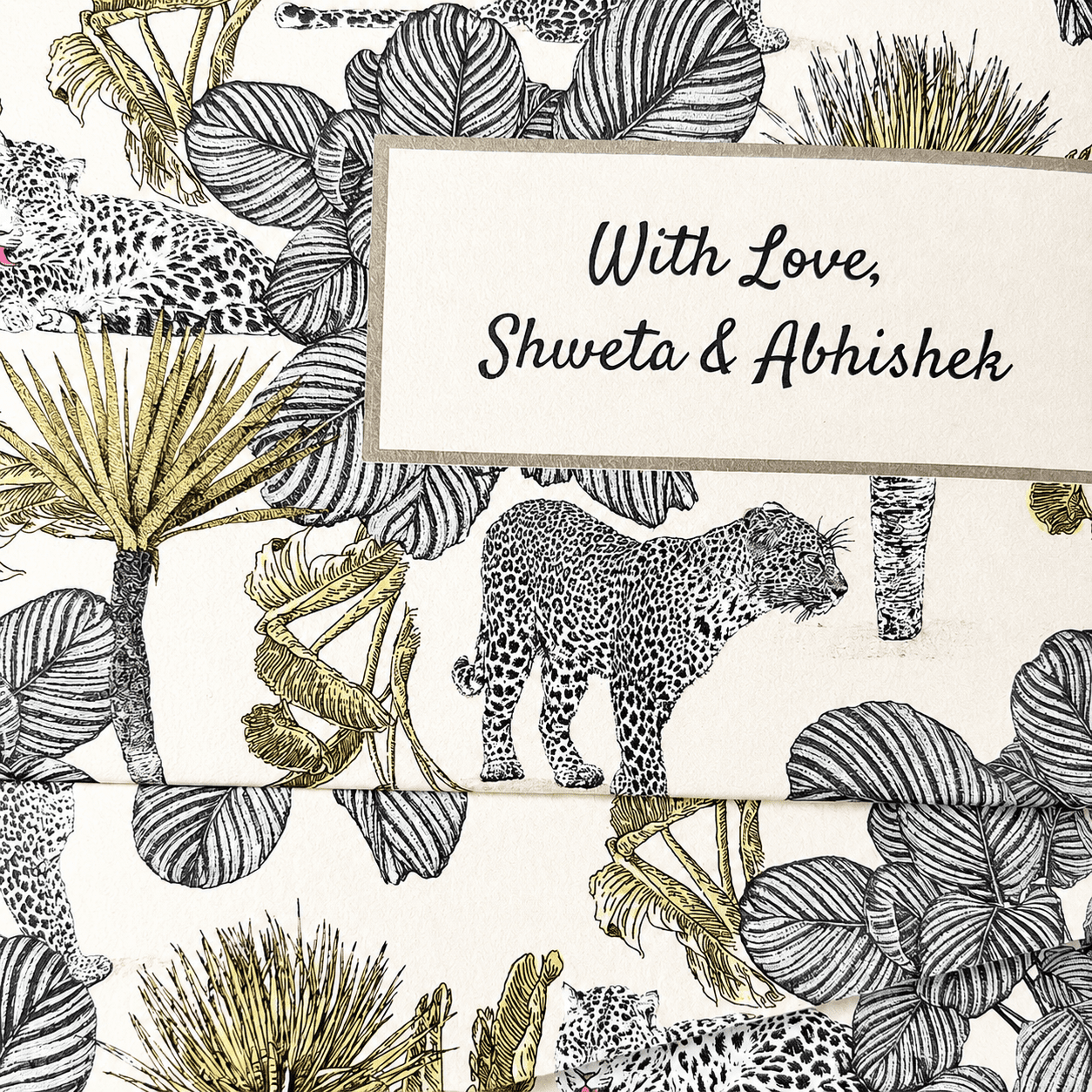 Leopard Love Cream Stationery Sets - Image 5