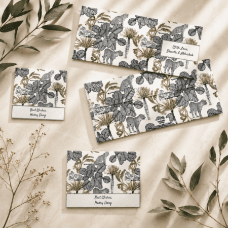 Leopard Love Cream Stationery Sets