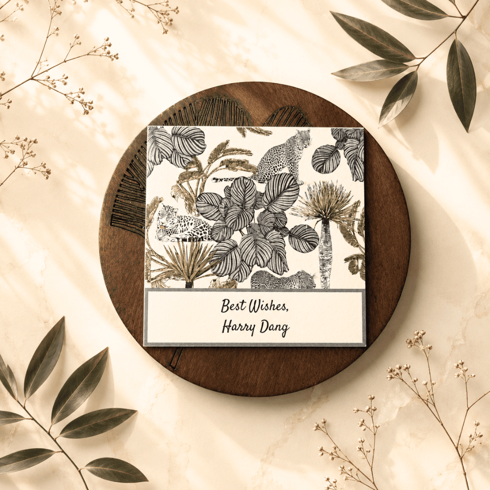 Leopard Love Cream Stationery Sets - Image 4