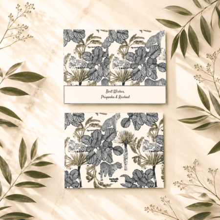 Leopard Love-Cream Notecards