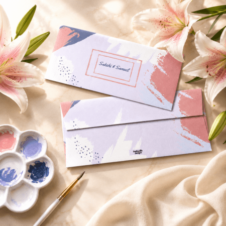 Pastel Brushstrokes Money Envelopes
