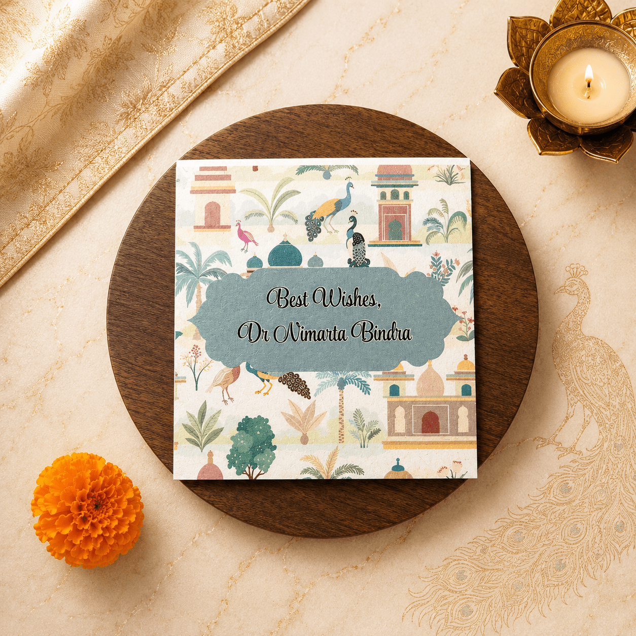 Peacock Royale Ribbon Envelope Full Set - Image 6