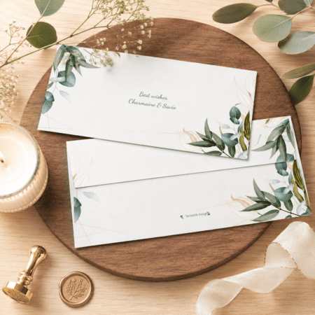 Sage Serenity Money Envelopes