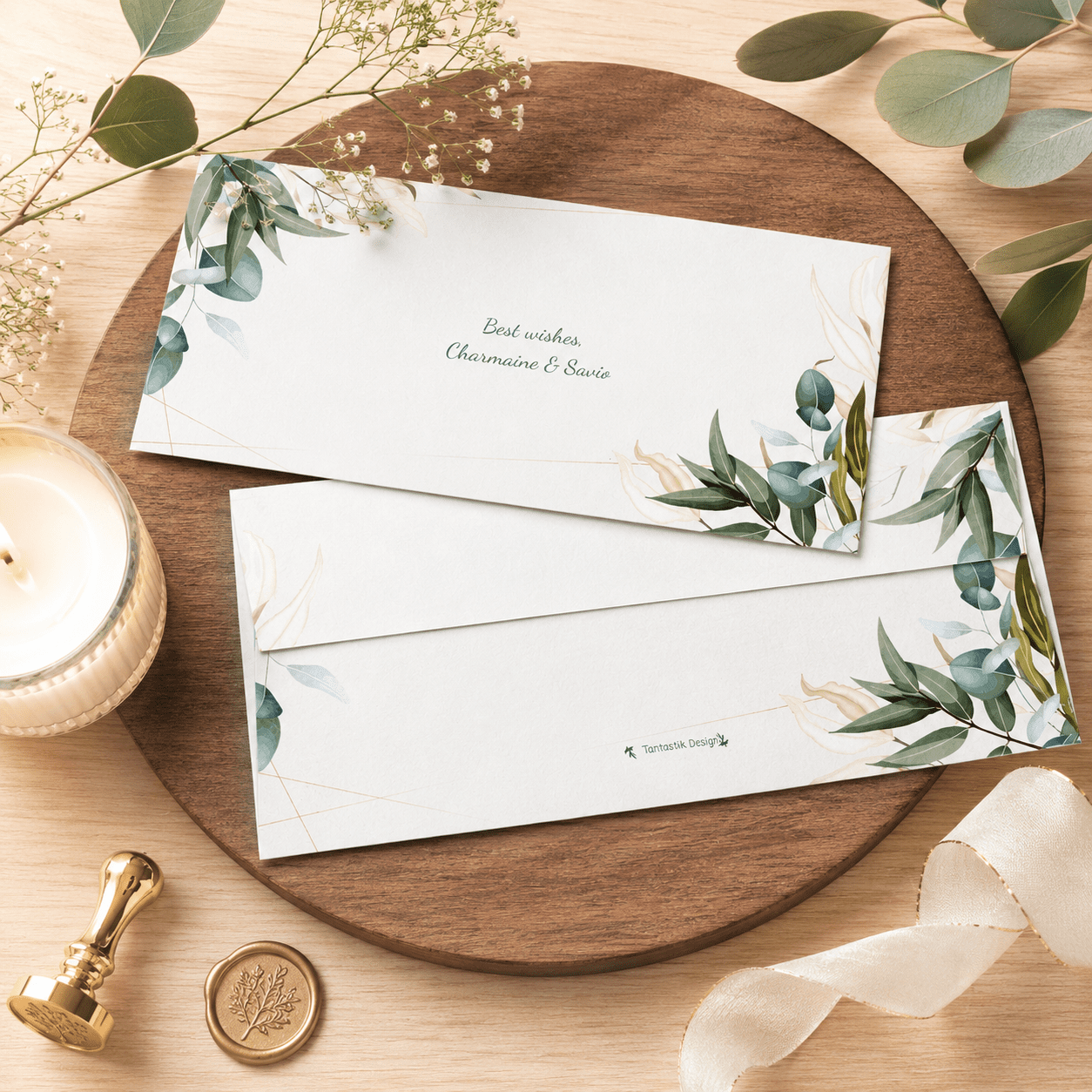 Sage Serenity Stationery Sets - Image 2