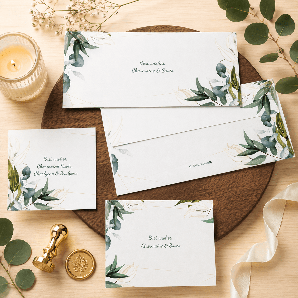 Sage Serenity Stationery Sets