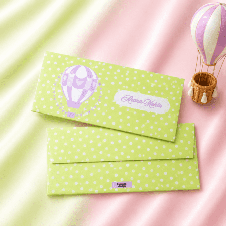 Skyward Dreams Green Money Envelopes