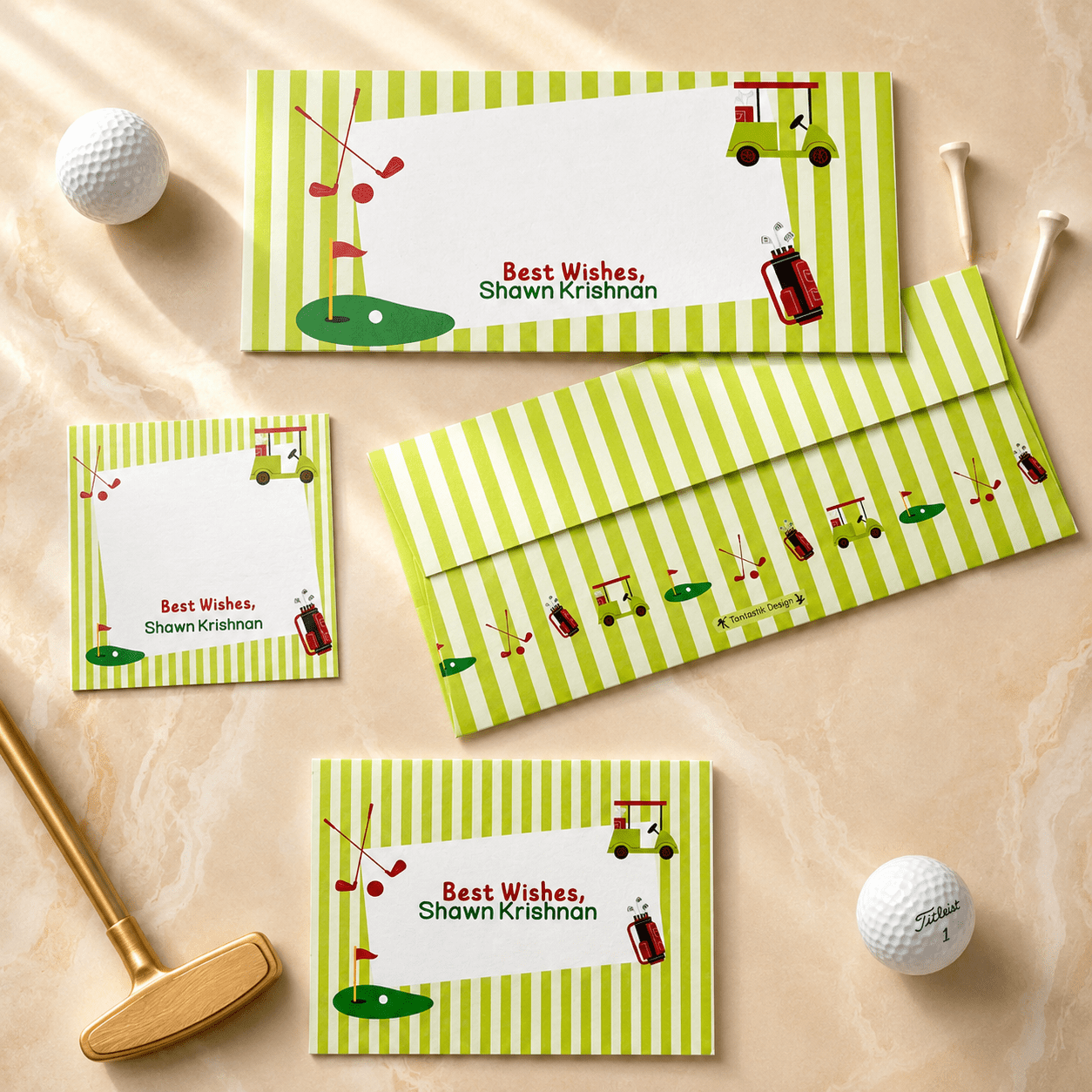 Tee Time Stationery Sets
