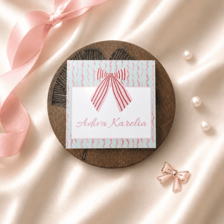 Bows & Stripes Gift Tags