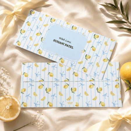 Lemons And Bows Money Envelopes