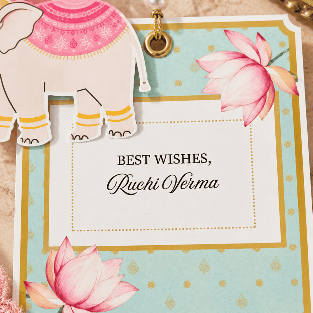 3D Lotus Serenity Gift Tags - Image 2